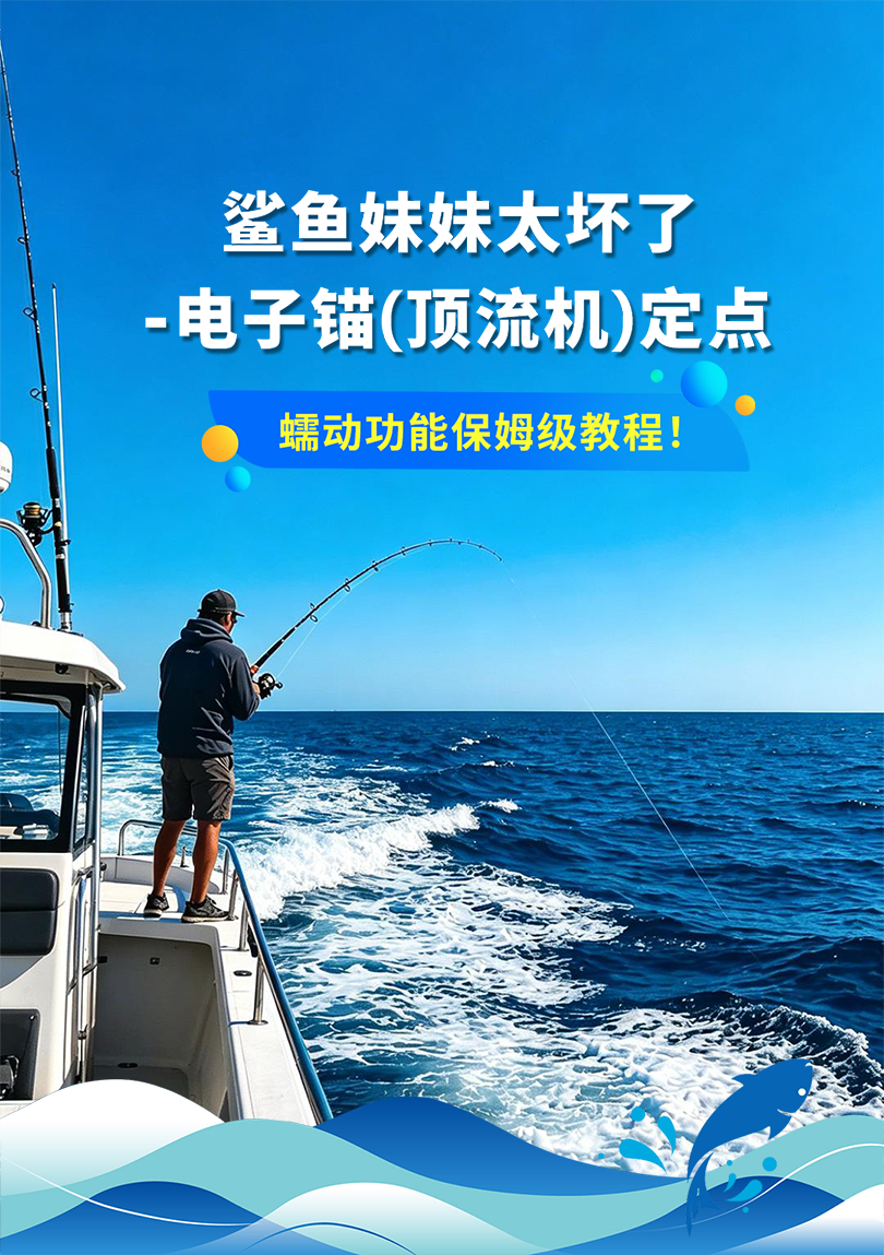 鲨鱼妹妹又放大招了！电子锚（顶流机）定点蠕动功能保姆级教程来啦！